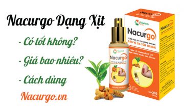 Nacurgo dạng xịt màng sinh học có giá bao nhiêu? Có tốt không dùng bao lâu hiệu quả?