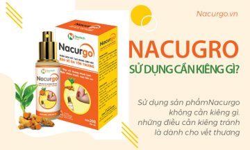 Sử dụng Nacurgo có cần kiêng gì không?