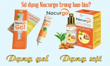 Nên sử dụng Nacurgo trong bao lâu?