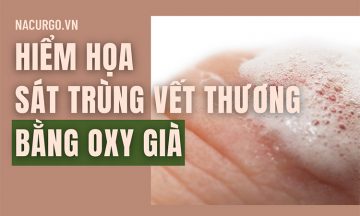 Hiểm họa không lường khi sát trùng vết thương bằng oxy già