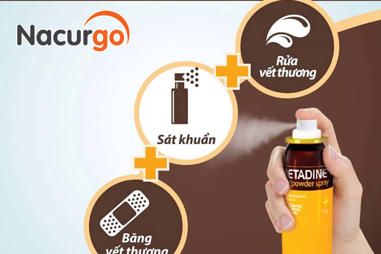 Betadine bột khô