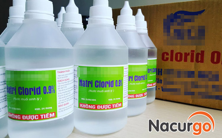 Nước muối sinh lý cũng được sử dụng để rửa vết thương hở an toàn