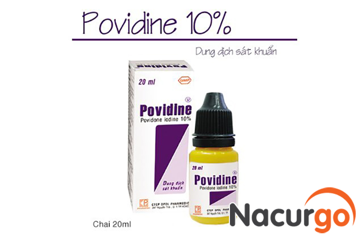 Thuốc povidine sát trùng vết thương 10%