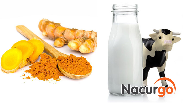 Sử dụng nghệ cùng mật ong hoặc sữa tươi