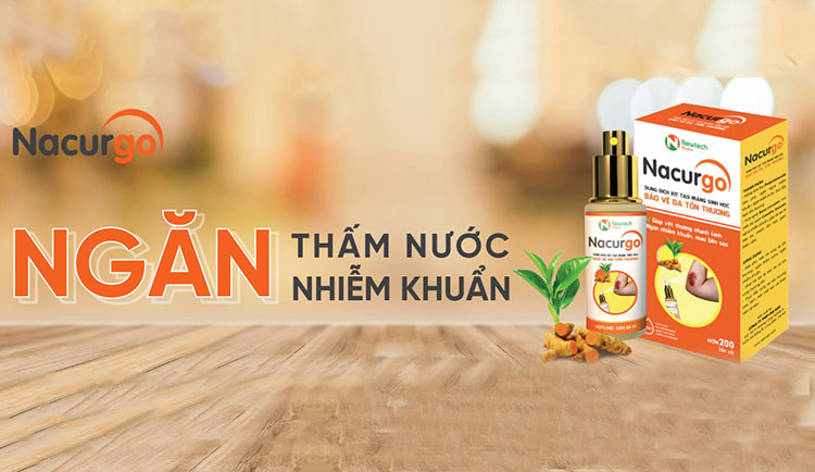 Sử dụng nacurgo xịt vết bỏng