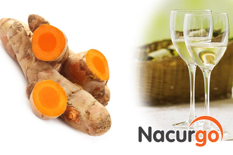 Nghệ tươi kết hợp rượu trắng mang đến hiệu quả trị sẹo bỏng dầu ăn hiệu quả