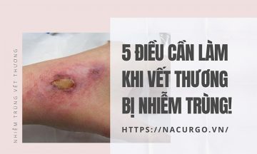 Làm gì khi vết thương bị nhiễm trùng