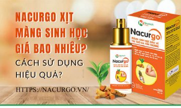 Nacurgo xịt tạo màng sinh học giá bao nhiêu?